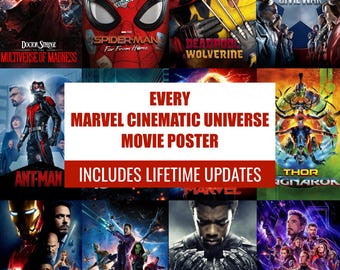 Todos los pósteres de las películas del MCU (Descarga digital)