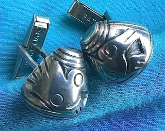 Vintage Ecuador 900 Silver Bird Cufflinks