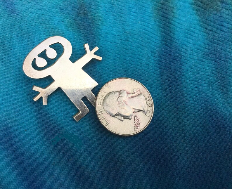 Mik Stousland Vintage American Sterling Pin