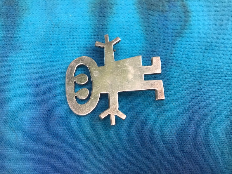 Mik Stousland Vintage American Sterling Pin