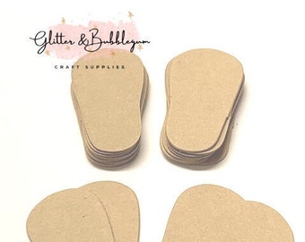 Chipboard Doll Shoe Insole: 18 Inch American Girl Doll Supplies Medium Weight