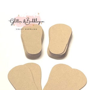 Heavy Weight 50pt Chipboard doll shoe inner sole for 18 inch dolls such as American Girl