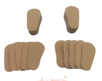 5mm Doll shoe soles to make shoes for 18 inch dolls such as American Girl in beige to make 10 pair.