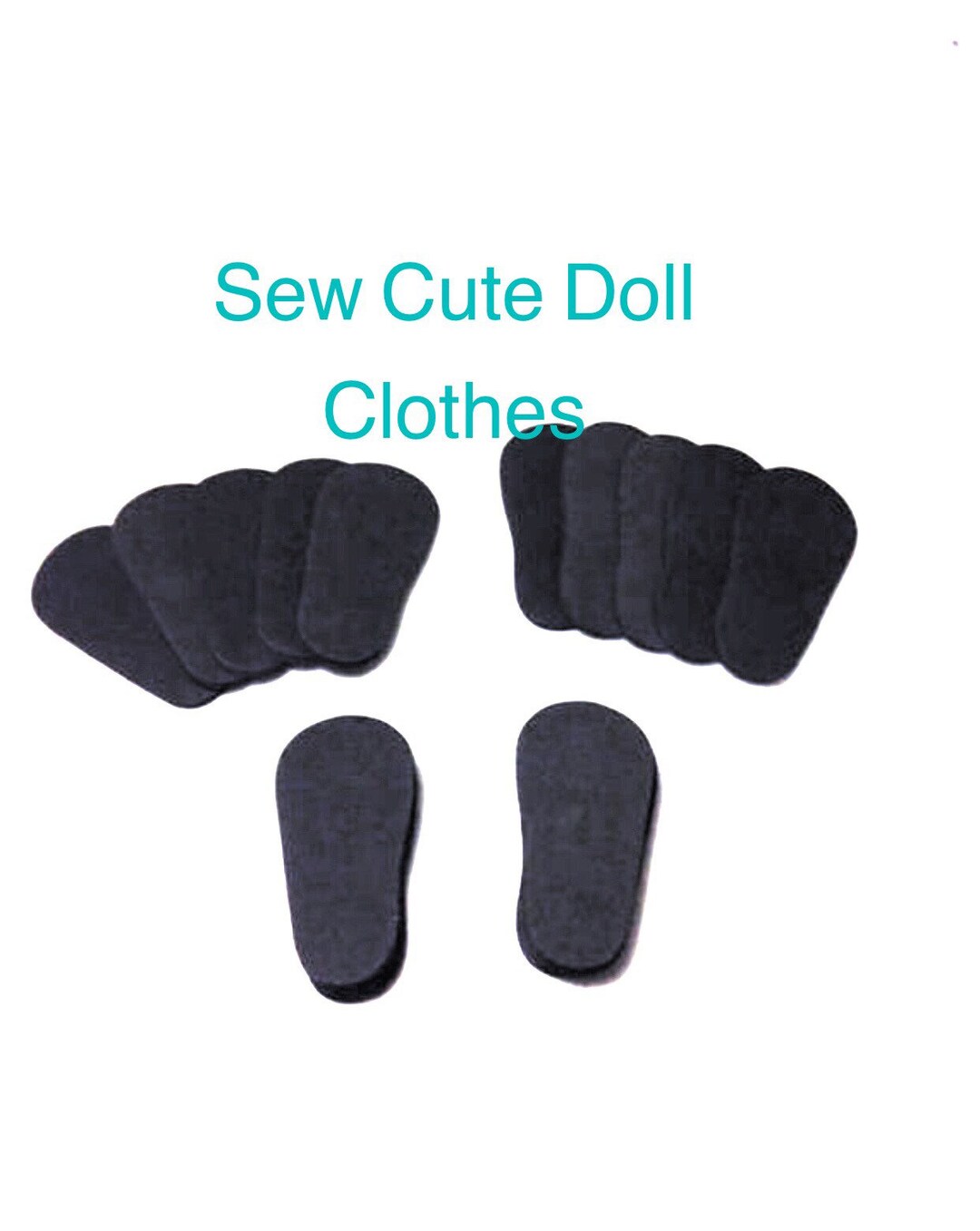 5mm Doll Shoe Soles to Make Shoes for 18 Inch Dolls Such as American