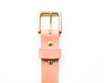 Camp Belt - Brass - Natural