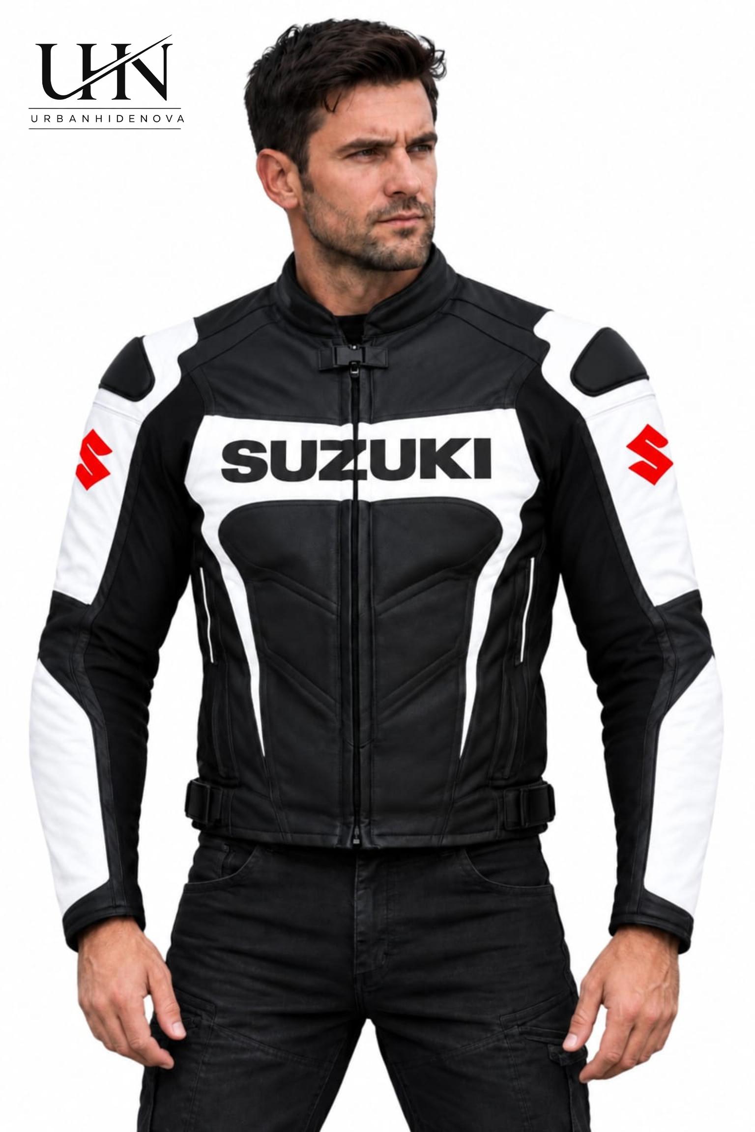 Suzuki Leather Jacket - Etsy