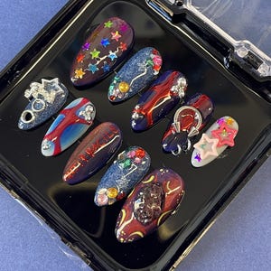 Le Sserafim Nail Art - Etsy
