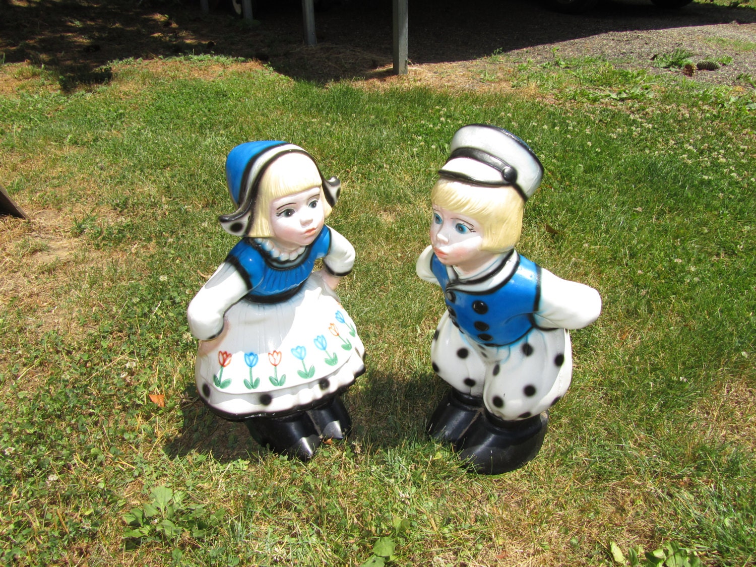 Lawn Ornaments Dutch Boy and Girl Ohio Location for Pick Up Etsy