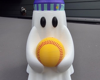 Ghost Holding a Softball