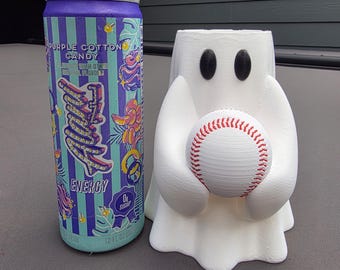 Ghost Holding a Baseball