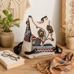 Woven Convertible Backpack - Etsy display picture 3