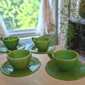 Akro Agate Tea Set - Etsy