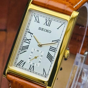 Seiko Rectangle Vintage Watch - Etsy
