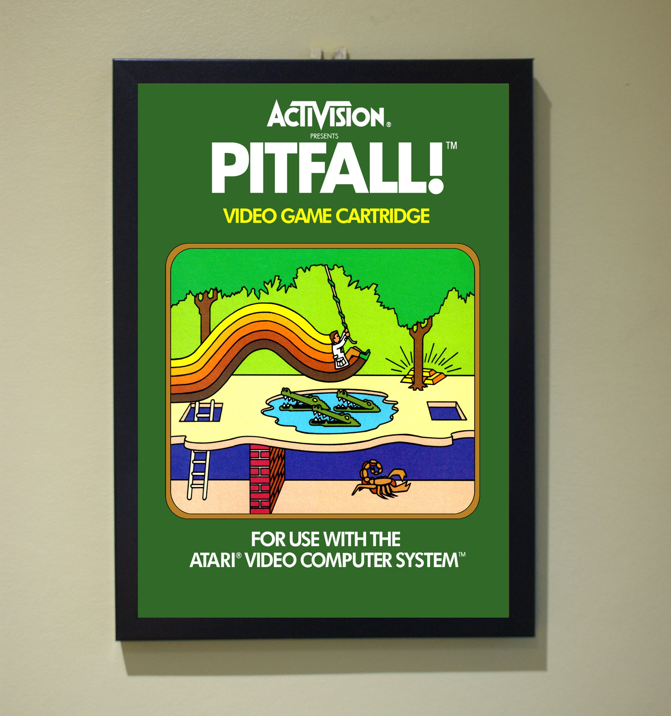 Atari Video Game Vintage Poster Print Atari Video Game Vintage Poster Print