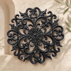 Handcrafted Cast Iron Plant Stand, Rustic Flower Pot Holder, Vintage Industrial Pedestal