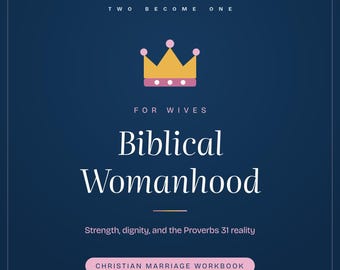 Biblical Womanhood Bible Study Printable | Christian Wife Workbook | Proverbs 31 Marriage PDF Instant Download