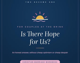 Is There Hope for Us Marriage Workbook | Christian Help When Your Marriage Is Failing | Bible Study PDF Instant Download