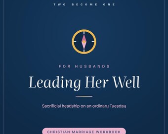 Christian Husband Workbook Printable | How to Love and Lead Your Wife | Ephesians 5 Bible Study PDF Instant Download