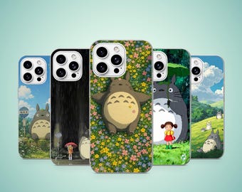 Funda para teléfono Studio Ghibli Funda Studio Ghibli para iPhone 17Pro, 16, 15, 14, 13, 12, Samsung S26, S25, S24, S23Fe, A16, A56, Pixel 10, 9Pro