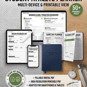 Student Athlete Planner - Academic, Sports & Performance Organizer PDF image 2