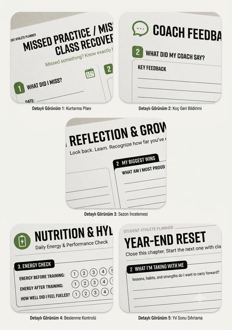 Student Athlete Planner - Academic, Sports & Performance Organizer PDF image 3