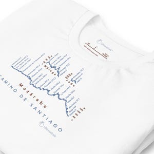 Camino Mozárabe Trail Gradient T-Shirt | Camino de Santiago Shirt | Pilgrim Gift