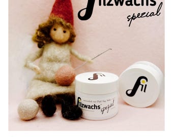 Filzwachs Spezial – das farbneutrale Filzwachs für filigrane und langlebige Filzfiguren