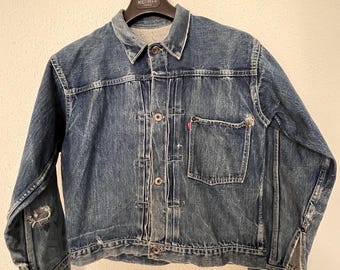 Vintage Levis Big E 506 Denim Type 1 Jeans Trucker Jacket Levis