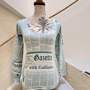 Galliano Newspaper - Etsy