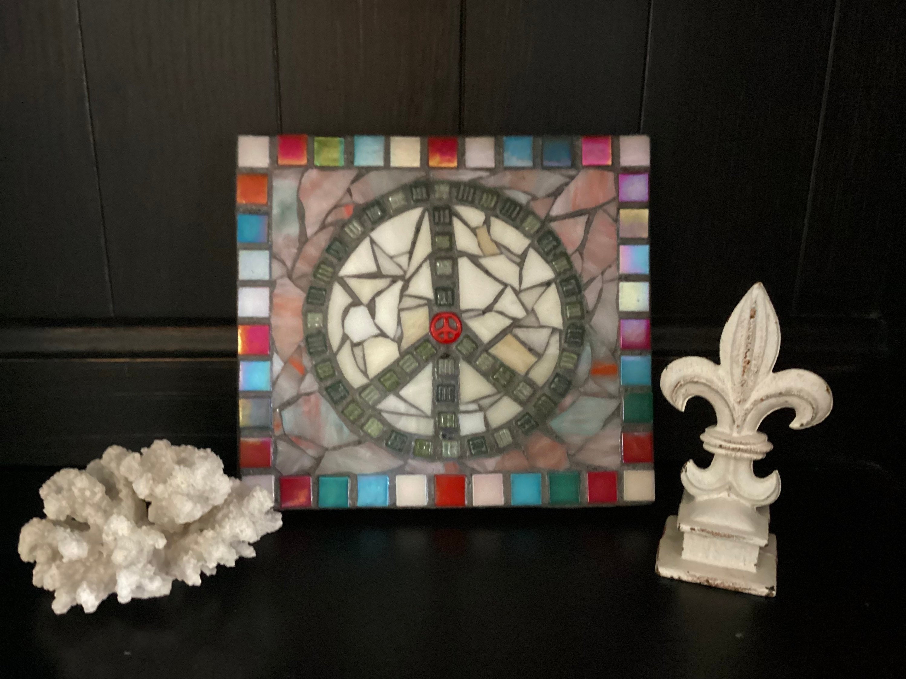 Peace Sign Mosaic - Etsy