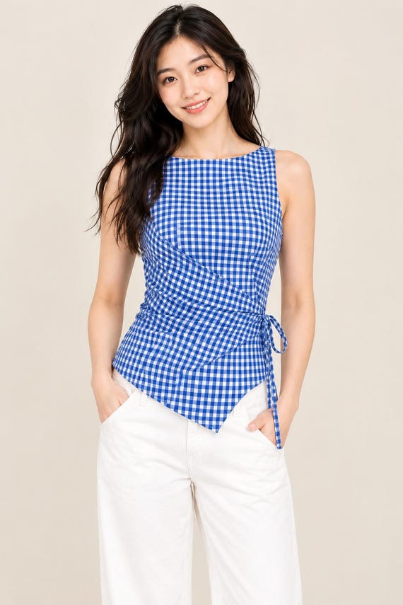Women’s Cotton Blend Shirt Top, Casual Button Up Blouse, Chic Everyday Women’s Top, Minimalist Fashion Shirt