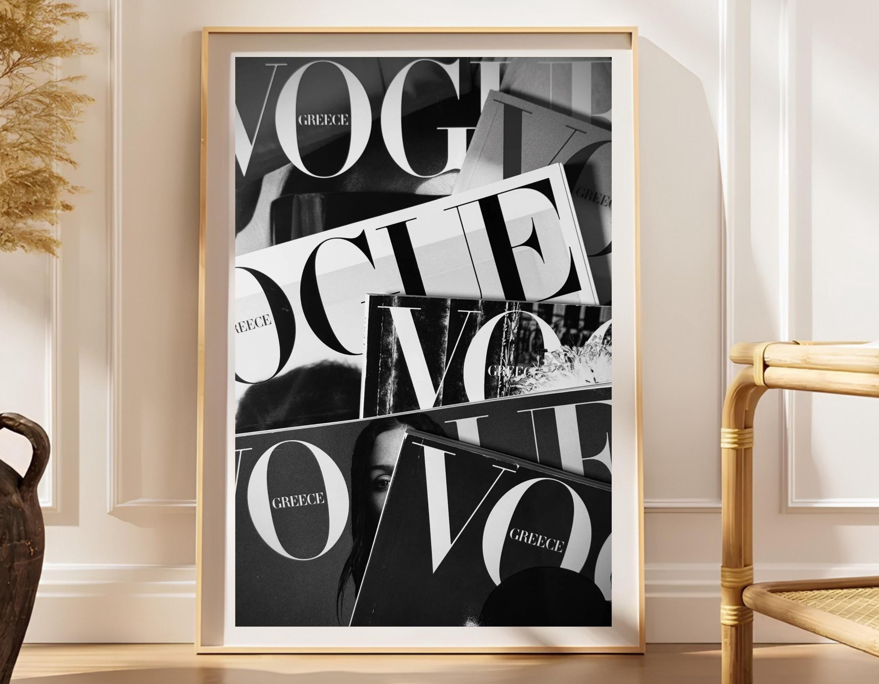 Vintage vogue poster - Etsy 日本