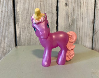 Small Customized My Little Pony with Icing Sweets and treats hair