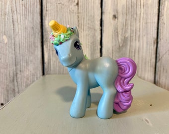 Small Customized My Little Pony with Icing Sweets and treats hair