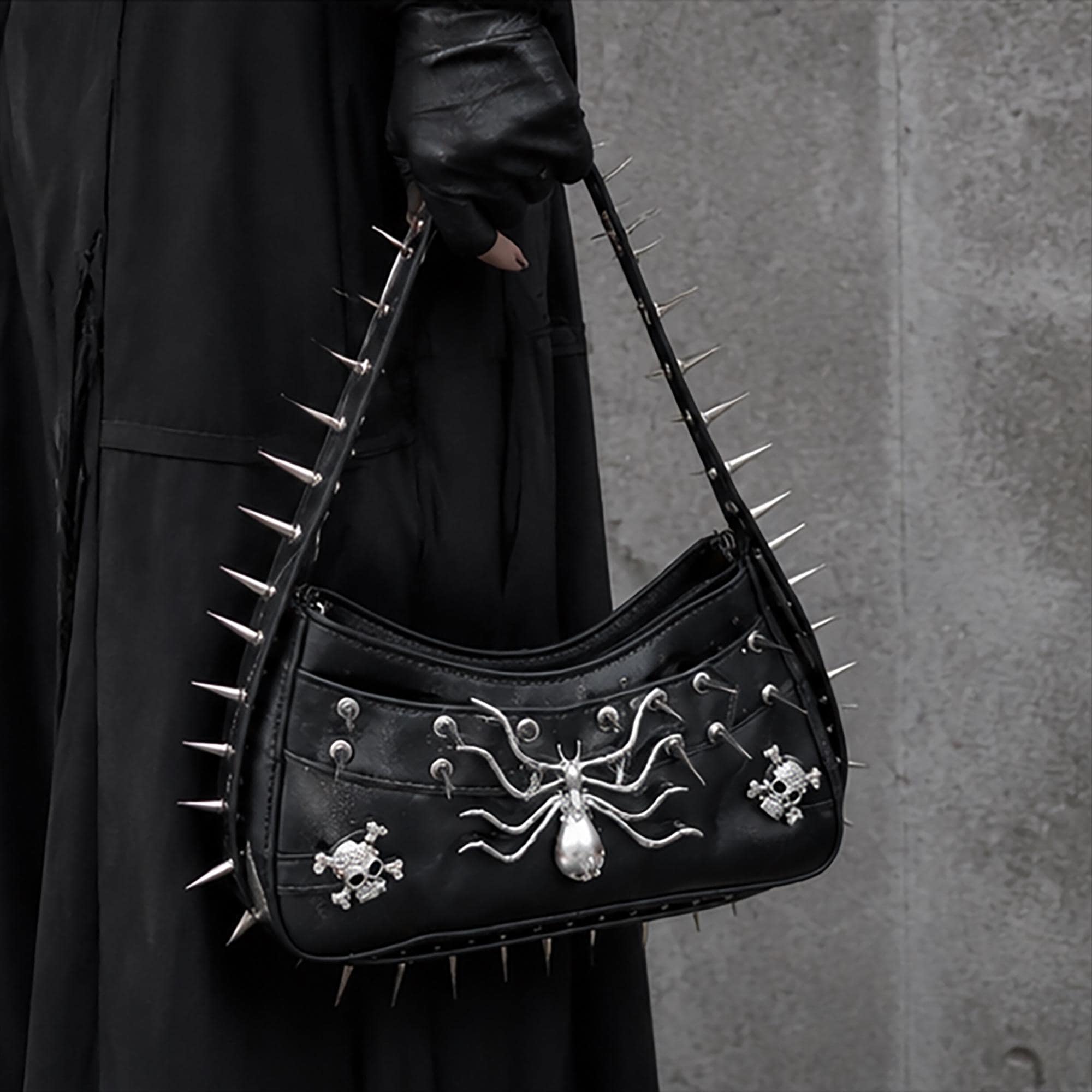 Spike Skull Handbag - Etsy