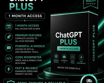 ChatGPT Plus 5.5 – Suscripción de 1 mes | Acceso Premium