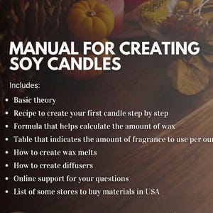 Soy candle, wax melts & reed diffuser making manual. Soy Candle Making Guide for Beginners | DIY Candle Making Manual | Step-by-Step Candle