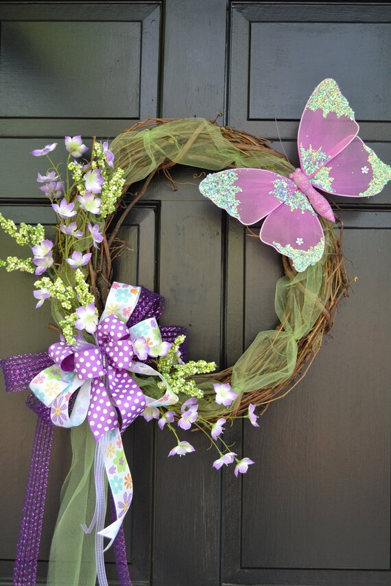 Items similar to Spring Wreath - Easter Wreath - Spring ...