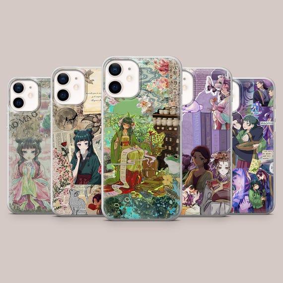 Maomao Phone Case Apothecary Diaries Cover for iPhone 17 Pro, 16, 15, 14, 13, 12, Samsung S26, S25, S24, S23Fe, A16, A56, Pixel 10Pro, 9Pro