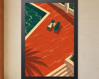 Still Warm Tennis Wall Art Print | Framed or Unframed Poster