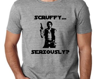 Han Solo "Scruffy" Divertida camiseta personalizada de Star Wars