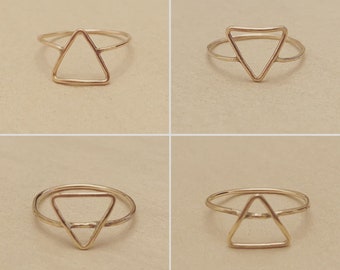 As Above So Below Rings - Gold