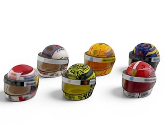 ミハエル・シューマッハ F1ヘルメット ウォールアート：3Dレーシング