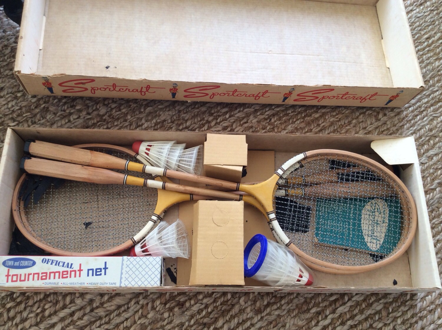 Vintage Badminton Setvintage Sportcraft. Badminton Set Etsy