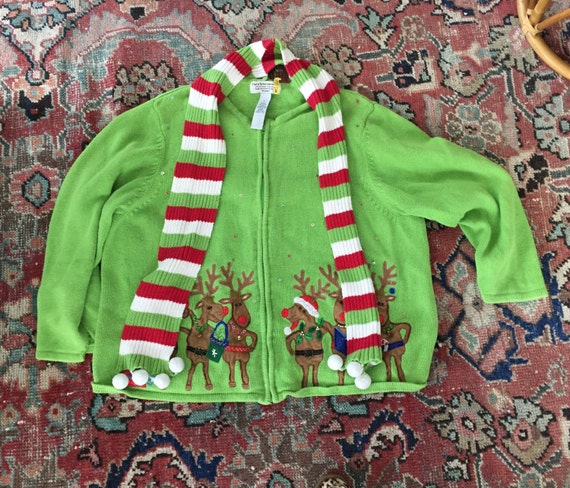 Vintage Ugly Christmas Sweater- Tacky Christmas Sw