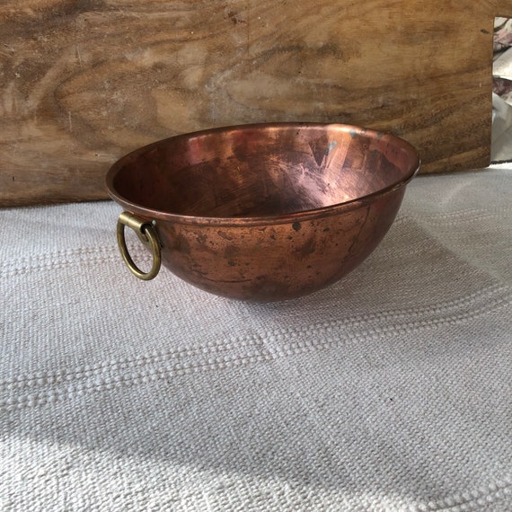 Vintage Copper Bowl Vintage Copper Mixing Bowl Etsy