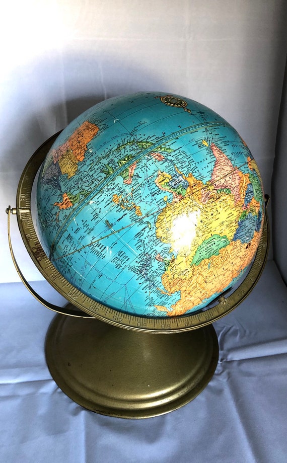 Vintage Globe Cram S Imperial World Desk Imperial World Globe Desk