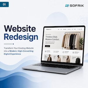 Modern Website Redesign Service | Shopify, WordPress, Wix, Squarespace Makeover