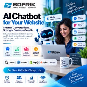 Configuración de chatbot de IA para sitios web / ChatGPT AI Bot / Soporte al cliente y automatización empresarial