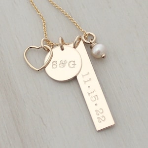 Personalized wedding necklace hotsell